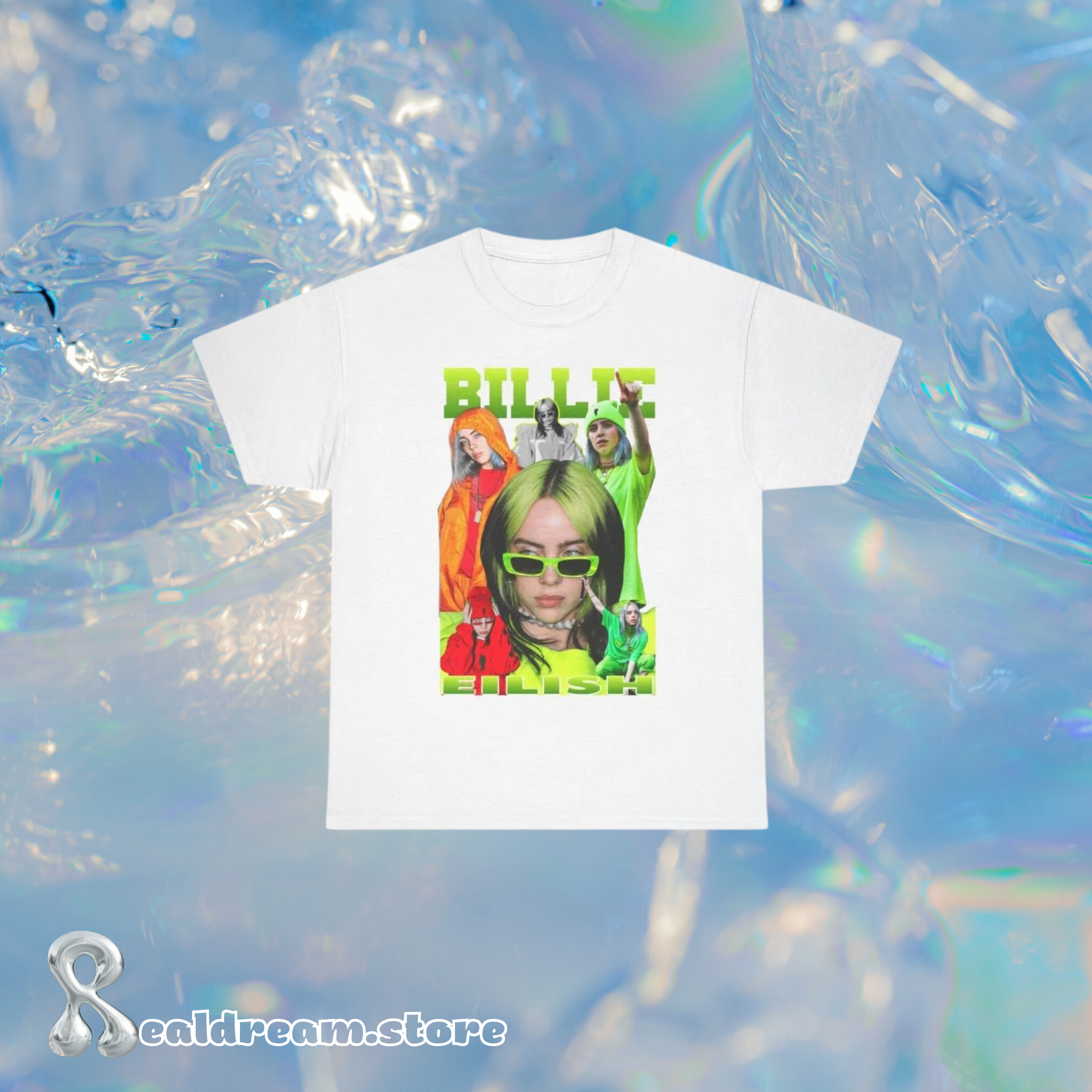 Pop Star Inspired Portrait T Shirt Big Face